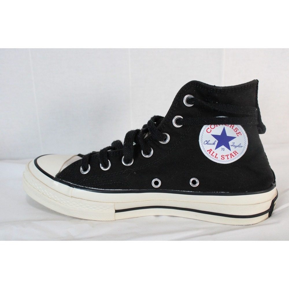 Converse Fear of God Essentials Chuck 70 Hi Black White Mens 5.5 Womens 7.5 - Picture 5 of 13